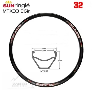 ráfik Sunringle MTX33 DISC 32D